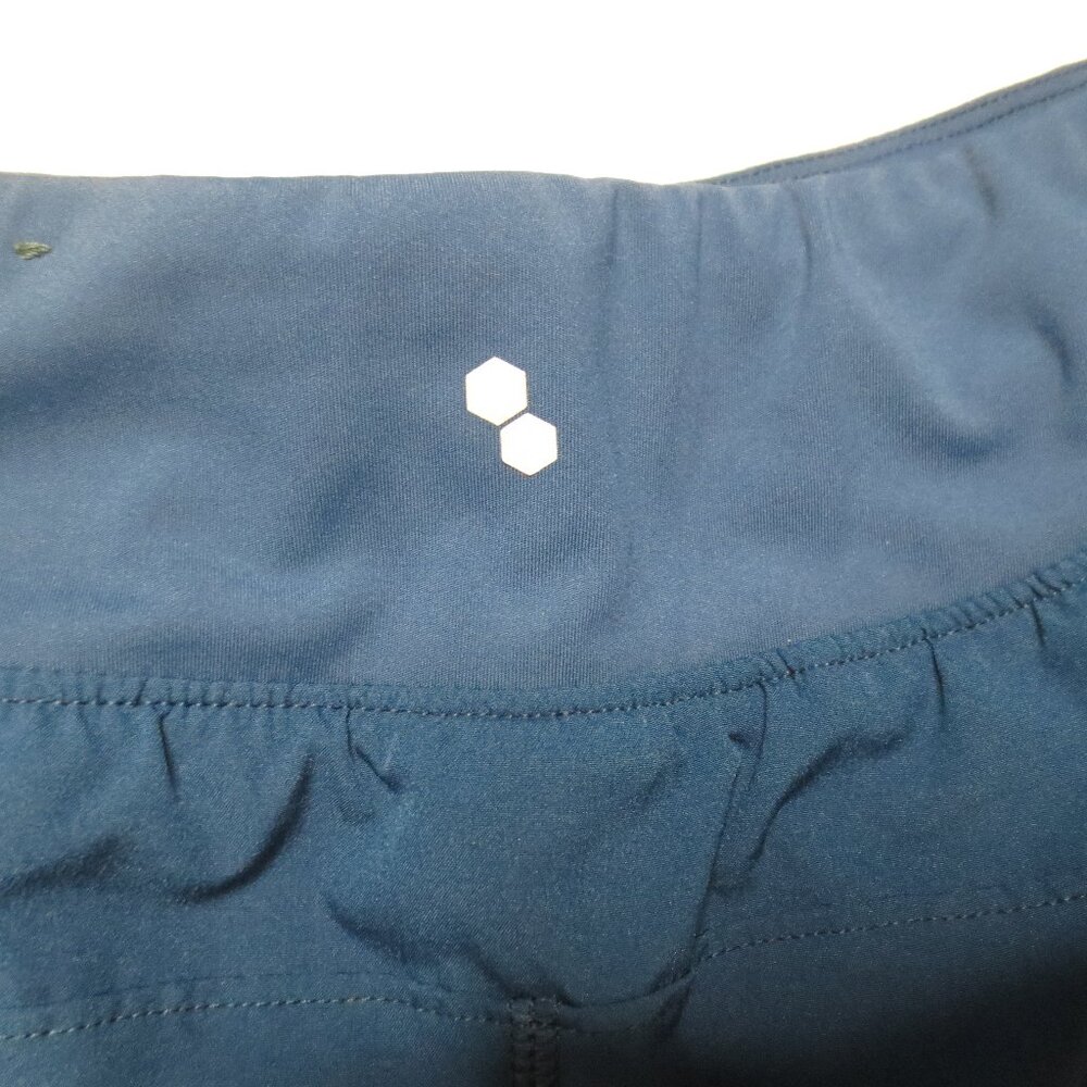 4/$14 TEK GEAR womens SHORTS teal ATHLETIC high waist YOGA running SIZE SMALL - Picture 6 of 8